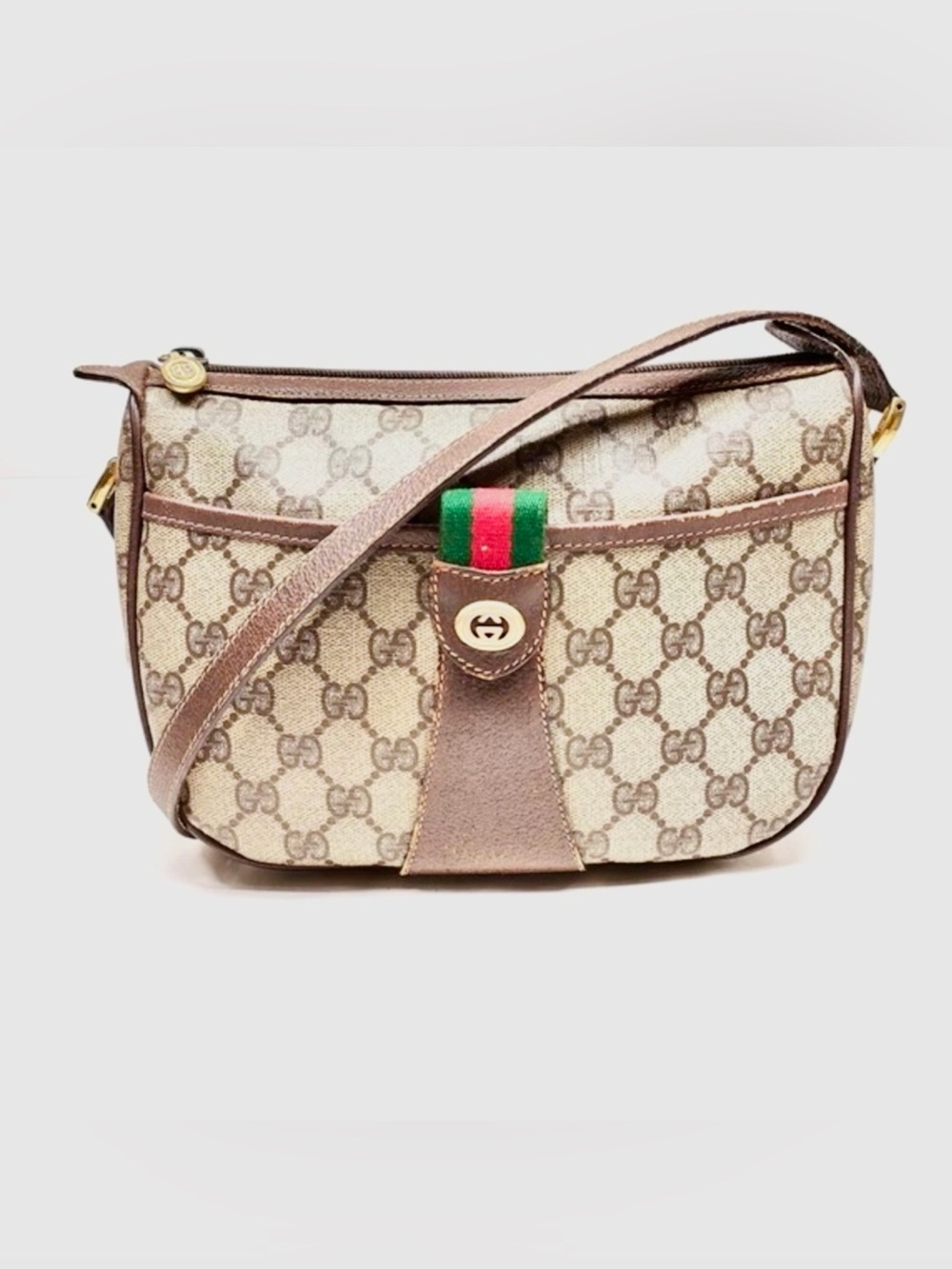 GUCCI GG Supreme Ophidia Vintage Crossbody Bag